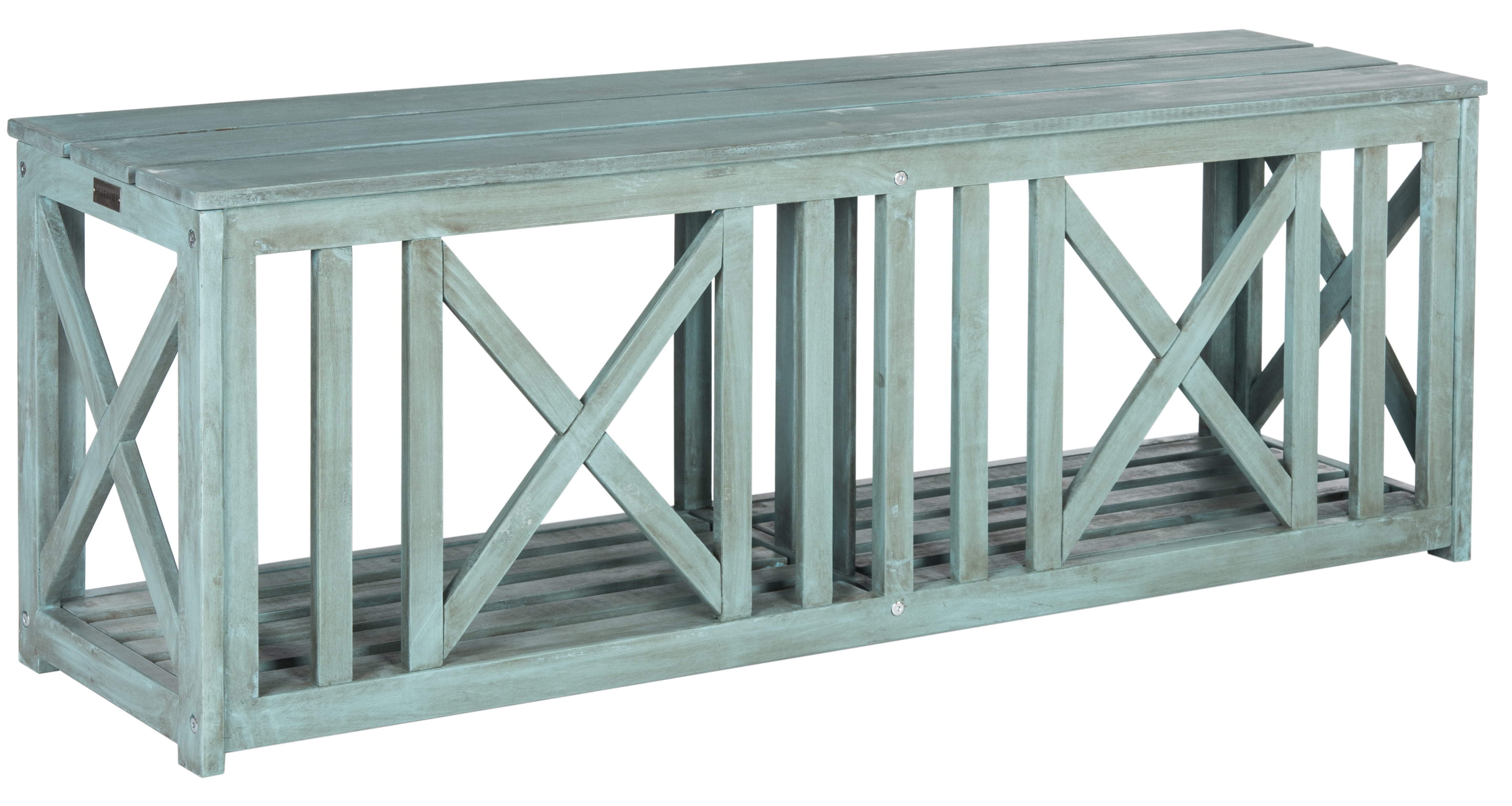 Beach house bench deals