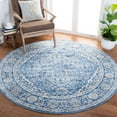 thumbnail image 1 of SAFAVIEH Brentwood Adams Oriental Area Rug, Ivory/Navy, 10' x 10' Round, 1 of 11