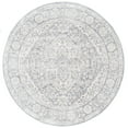 thumbnail image 1 of SAFAVIEH Brentwood Adams Oriental Area Rug, Light Gray/Ivory, 8' x 8' Round, 1 of 10