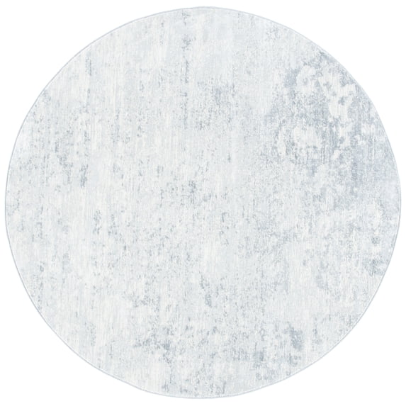 SAFAVIEH Brentwood Ainslee Abstract Area Rug, Ivory/Grey, 11' x 11' Round