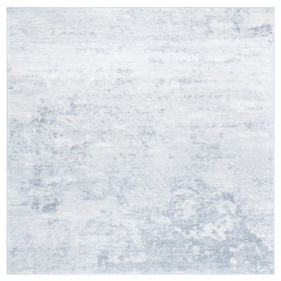 SAFAVIEH Brentwood Ainslee Abstract Area Rug, Ivory/Grey, 11' x 11' Square