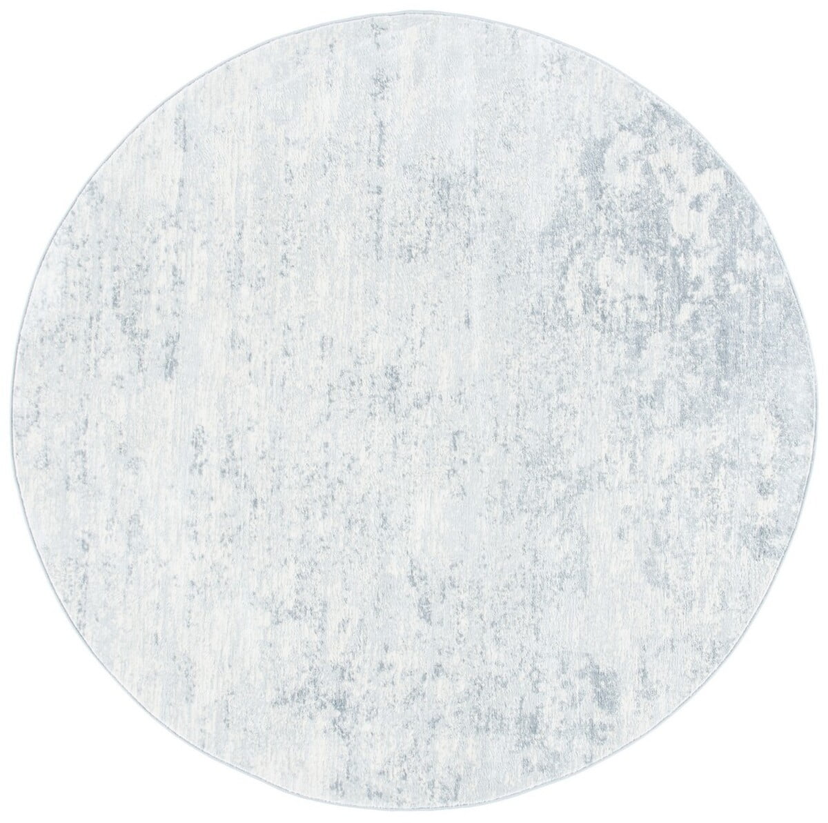 SAFAVIEH Brentwood Alaia Abstract Area Rug, 10' x 10' Round, Ivory/Grey