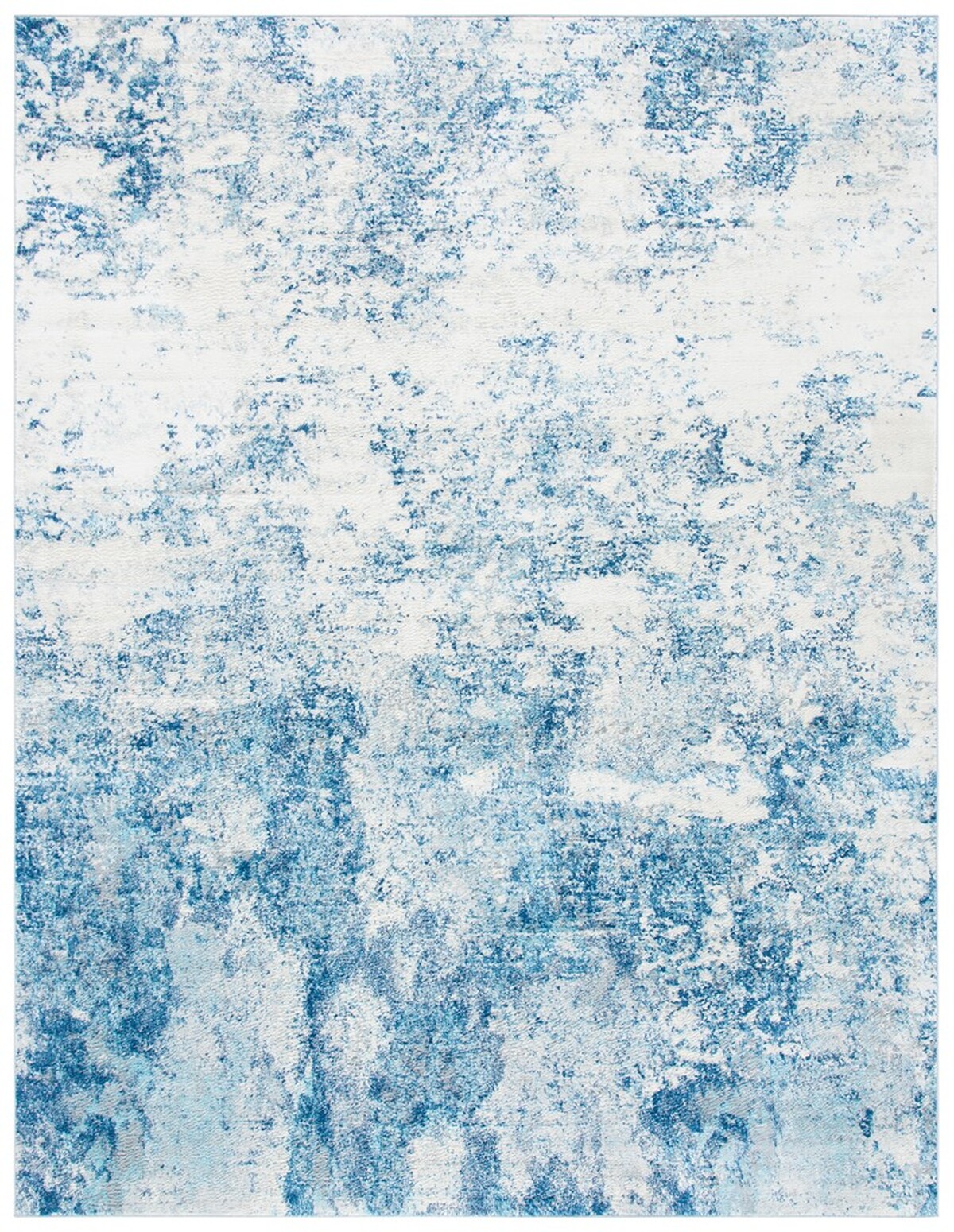 SAFAVIEH Brentwood Alaia Abstract Area Rug, 12' x 15', Ivory/Navy