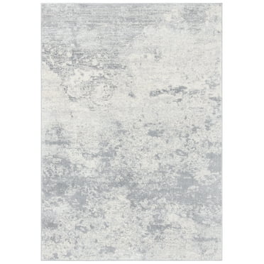 SAFAVIEH Brentwood Alaia Abstract Area Rug, 3' x 5', Grey/Ivory