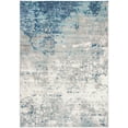 thumbnail image 1 of SAFAVIEH Brentwood Ainslee Abstract Area Rug, Light Grey/Blue, 5'3" x 7'6", 1 of 13