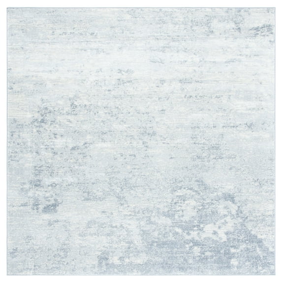 SAFAVIEH Brentwood Ainslee Abstract Area Rug, Ivory/Grey, 5' x 5' Square