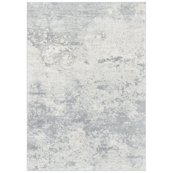 SAFAVIEH Brentwood Ainslee Abstract Area Rug, Grey/Ivory, 6' x 9'
