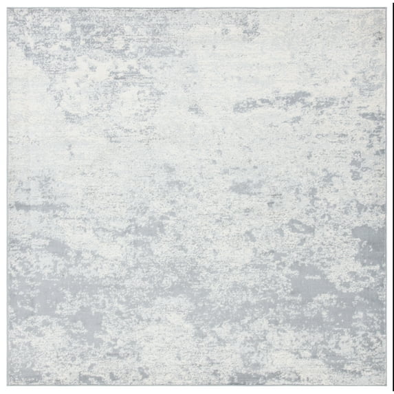 SAFAVIEH Brentwood Ainslee Abstract Area Rug, Grey/Ivory, 9' x 9' Square