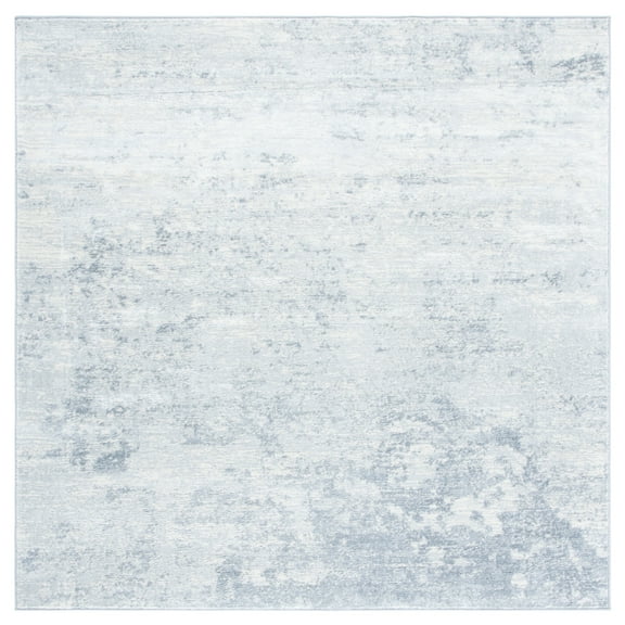 SAFAVIEH Brentwood Ainslee Abstract Area Rug, Ivory/Grey, 9' x 9' Square