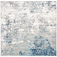 thumbnail image 1 of SAFAVIEH Brentwood Ainslee Abstract Area Rug, Light Grey/Blue, 9' x 9' Square, 1 of 13