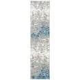 thumbnail image 1 of SAFAVIEH Brentwood Ainslee Abstract Runner Rug, Light Grey/Blue, 2' x 20', 1 of 10