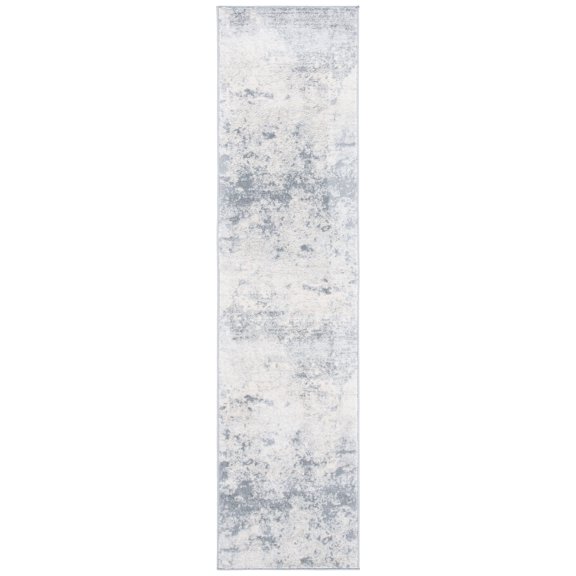 SAFAVIEH Brentwood Ainslee Abstract Runner Rug, Grey/Ivory, 2' x 6'