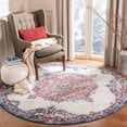 thumbnail image 1 of SAFAVIEH Brentwood Cahal Oriental Area Rug, Ivory/Red, 6'7" x 6'7" Round, 1 of 11
