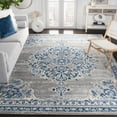 thumbnail image 1 of SAFAVIEH Brentwood Cahal Oriental Area Rug, Light Gray/Blue, 6'7" x 6'7" Square, 1 of 12