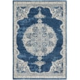 thumbnail image 1 of SAFAVIEH Brentwood Cahal Oriental Area Rug, Navy/Light Gray, 5'3" x 7'6", 1 of 10