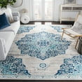 thumbnail image 1 of SAFAVIEH Brentwood Cantor Oriental Area Rug, Navy/Light Gray, 12' x 18', 1 of 12