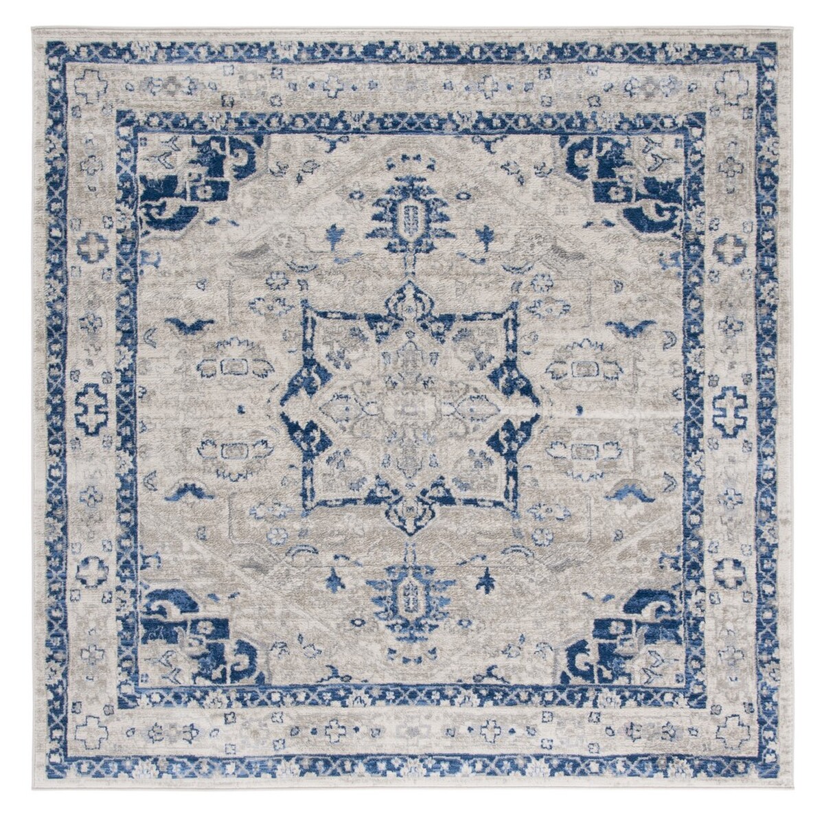 SAFAVIEH Brentwood Cedric Traditional Area Rug, 6'7" x 6'7" Square