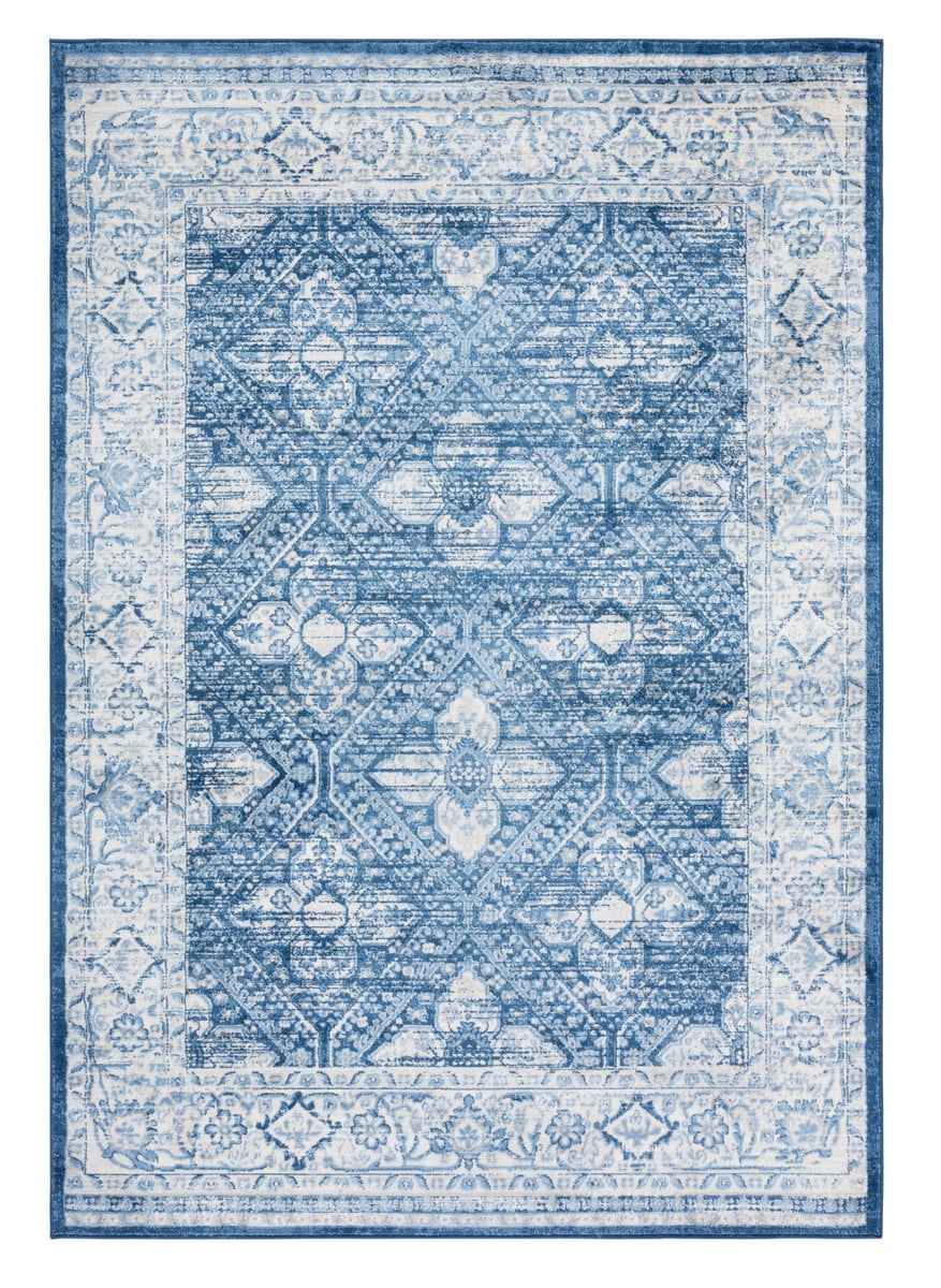 SAFAVIEH Brentwood Conchur Oriental Area Rug, 4' x 6', Ivory/Navy