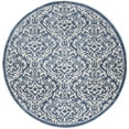 thumbnail image 1 of SAFAVIEH Brentwood Dilara Damask Area Rug, 3' x 3' Round, Navy/Cream, 1 of 5