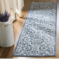 thumbnail image 1 of SAFAVIEH Brentwood Dilara Damask Runner Rug, 2' x 8', Navy/Cream, 1 of 7