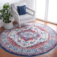 thumbnail image 1 of SAFAVIEH Brentwood Dimas Oriental Area Rug, Beige/Red, 6'7" x 6'7" Round, 1 of 11