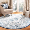 SAFAVIEH Brentwood Dimas Oriental Area Rug, Light Gray/Blue, 6'7