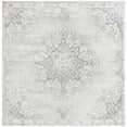 thumbnail image 1 of SAFAVIEH Brentwood Dimitri Floral Bordered Area Rug, 11' x 11' Square, Grey/Ivory, 1 of 9