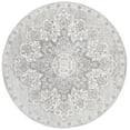 thumbnail image 1 of SAFAVIEH Brentwood Dimitri Floral Bordered Area Rug, 12' x 12' Round, Grey/Ivory, 1 of 5
