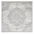 thumbnail image 1 of SAFAVIEH Brentwood Dimitri Floral Bordered Area Rug, 6'7" x 6'7" Square, Ivory/Beige, 1 of 8