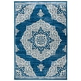 thumbnail image 1 of SAFAVIEH Brentwood Dimitri Floral Bordered Area Rug, 6' x 9', Navy/Grey, 1 of 8