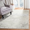 thumbnail image 1 of SAFAVIEH Brentwood Dimitri Floral Bordered Area Rug, 8' x 10', Grey/Ivory, 1 of 7