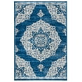thumbnail image 1 of SAFAVIEH Brentwood Dimitri Floral Bordered Area Rug, 9' x 12', Navy/Ivory, 1 of 8