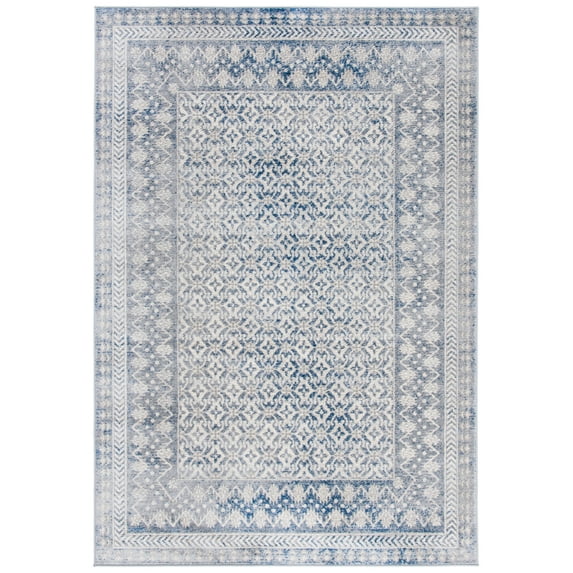 SAFAVIEH Brentwood Dory Geometric Area Rug, Ivory/Light Gray, 2' x 4'