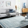 thumbnail image 1 of SAFAVIEH Brentwood Dory Geometric Area Rug, Ivory/Aqua, 9' x 12', 1 of 15