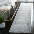 thumbnail image 1 of SAFAVIEH Brentwood Dory Geometric Runner Rug, Ivory/Light Gray, 2' x 6', 1 of 12