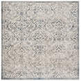thumbnail image 1 of SAFAVIEH Brentwood Eliza Damask Area Rug, Light Grey/Blue, 5' x 5' Square, 1 of 6