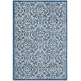 thumbnail image 1 of SAFAVIEH Brentwood Eliza Damask Area Rug, Navy/Cream, 5'3" x 7'6", 1 of 6