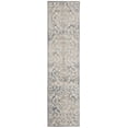 thumbnail image 1 of SAFAVIEH Brentwood Eliza Damask Runner Rug, Light Grey/Blue, 2' x 20', 1 of 8