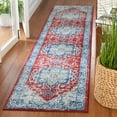 thumbnail image 1 of SAFAVIEH Brentwood Emalee Oriental Runner Rug, Blue/Red, 2' x 9', 1 of 11