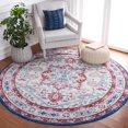 thumbnail image 1 of SAFAVIEH Brentwood Ezra Oriental Area Rug, Ivory/Red, 6'7" x 6'7" Round, 1 of 11