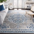 thumbnail image 1 of SAFAVIEH Brentwood Cahal Oriental Area Rug, Light Gray/Blue, 10' x 13', 1 of 12