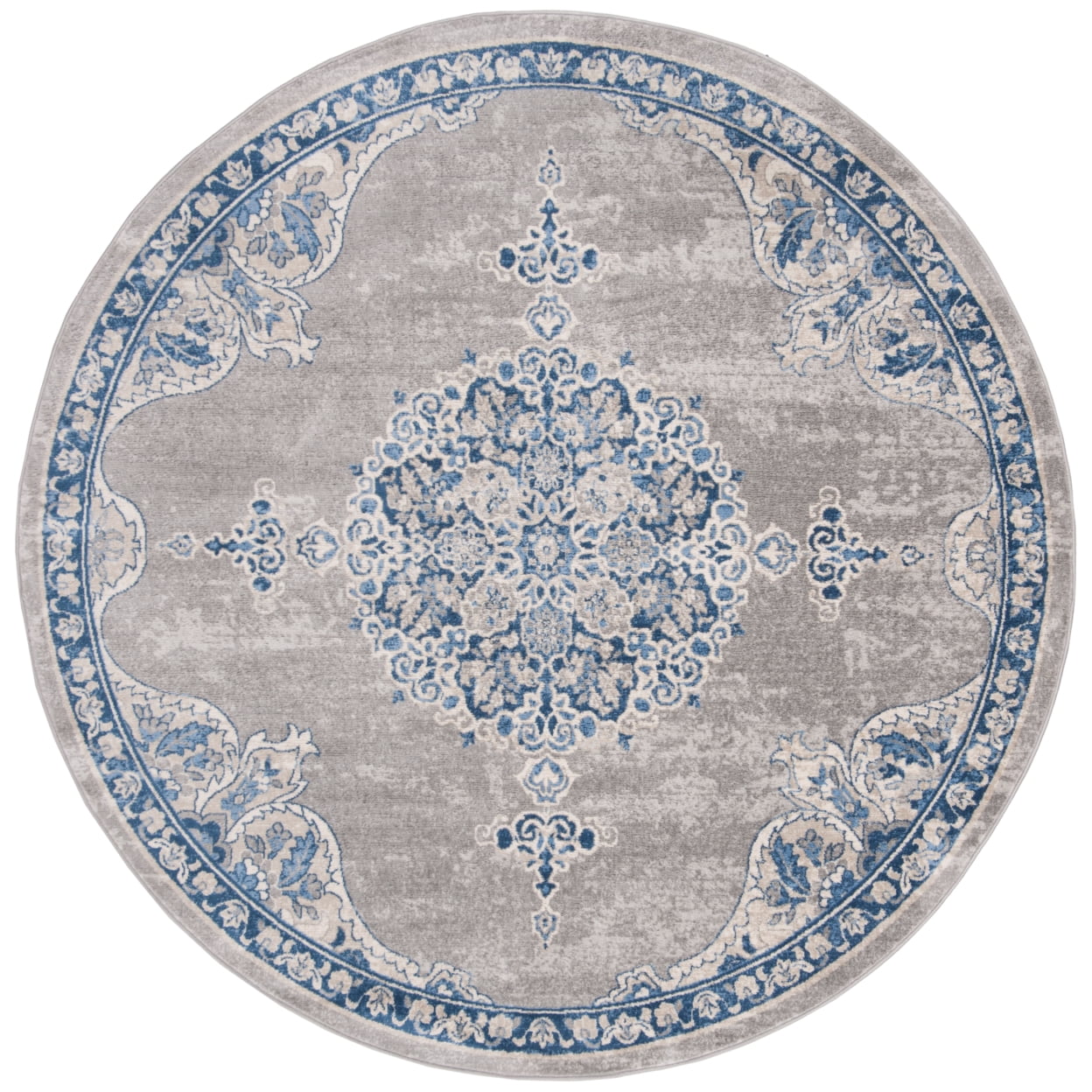 SAFAVIEH Brentwood Harland Floral Bordered Area Rug, 6'7