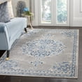 thumbnail image 1 of SAFAVIEH Brentwood Cahal Oriental Area Rug, Light Gray/Blue, 6' x 9', 1 of 12