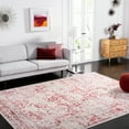 thumbnail image 1 of SAFAVIEH Brentwood Adams Oriental Area Rug, Ivory/Red, 6'7" x 6'7" Square, 1 of 14