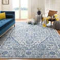 thumbnail image 1 of SAFAVIEH Brentwood Adams Oriental Area Rug, Navy/Light Gray, 9' x 9' Square, 1 of 11