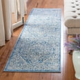 thumbnail image 1 of SAFAVIEH Brentwood Adams Oriental Runner Rug, Ivory/Navy, 2' x 14', 1 of 12