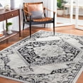 thumbnail image 1 of SAFAVIEH Brentwood Jervis Oriental Area Rug, Black/Ivory, 5'3" x 7'6", 1 of 11