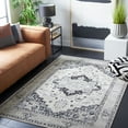 thumbnail image 1 of SAFAVIEH Brentwood Dimas Oriental Area Rug, Ivory/Black, 5'3" x 7'6", 1 of 12