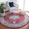 thumbnail image 1 of SAFAVIEH Brentwood Dimas Oriental Area Rug, Red/Beige, 6'7" x 6'7" Round, 1 of 11