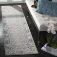 thumbnail image 1 of SAFAVIEH Brentwood Pompeii Geometric Runner Rug, Light Gray/Blue, 2' x 14', 1 of 10